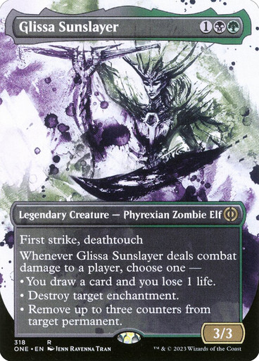 Glissa Sunslayer (#318) (Showcase) Phyrexia: All Will Be One - Variants