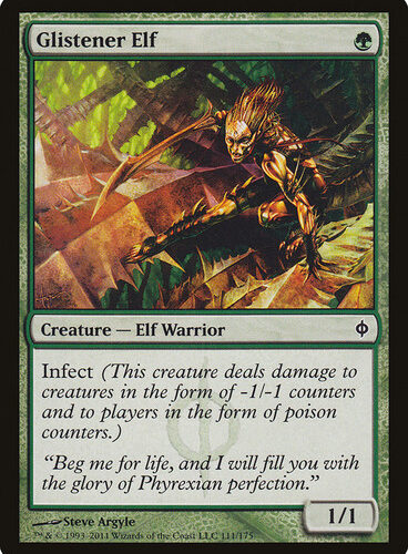 GlistenerElf__34690 Glistener Elf New Phyrexia