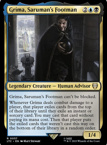 Grima, Saruman's Footman The Lord of the Rings Commander