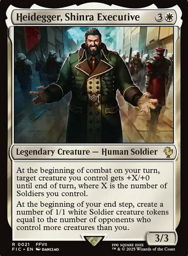 Heidegger, Shinra Executive FINAL FANTASY Commander