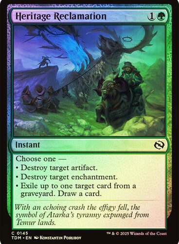 HeritageReclamation__33035 Heritage Reclamation Tarkir: Dragonstorm (Foil) English