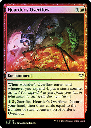 Hoarder's Overflow Bloomburrow (Foil)