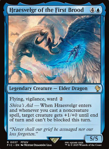 Hraesvelgr of the First Brood FINAL FANTASY Commander