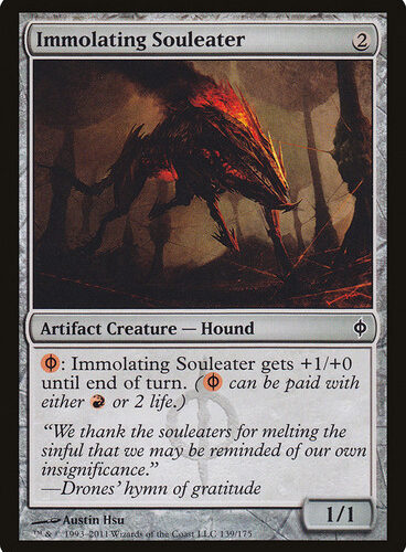 Immolating Souleater New Phyrexia
