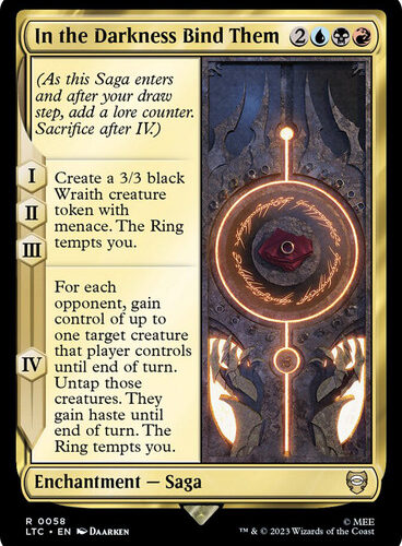 In the Darkness Bind Them The Lord of the Rings Commander