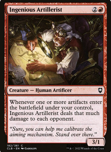 Ingenious Artillerist Commander Legends: Baldur's Gate