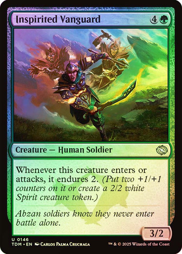 InspiritedVanguard__17513 Inspirited Vanguard Tarkir: Dragonstorm (Foil)