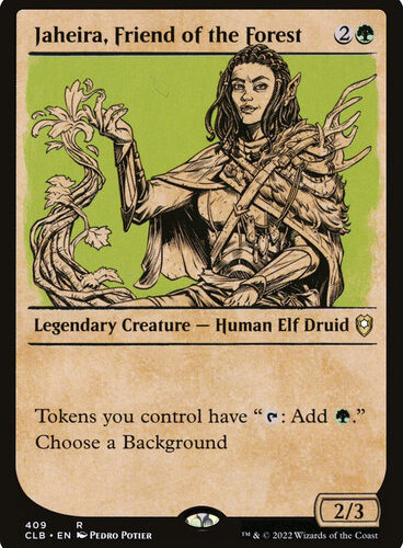 Jaheira, Friend of the Forest (Showcase) Commander Legends: Baldur's Gate - Variants