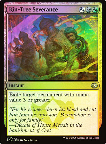 KinTreeSeverance__90350 Kin-Tree Severance Tarkir: Dragonstorm (Foil)