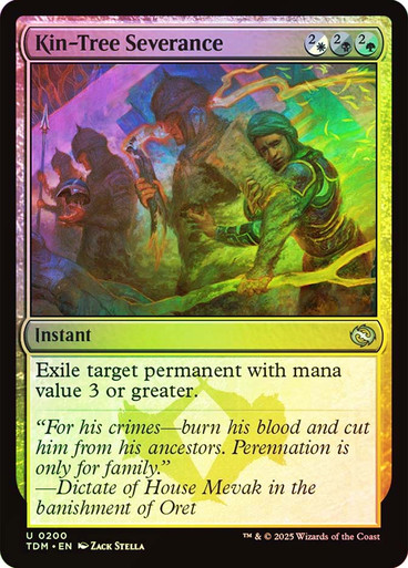 KinTreeSeverance__90350 Kin-Tree Severance Tarkir: Dragonstorm (Foil)