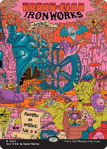 KrarkClanIronworks011__36885 Krark-Clan Ironworks (Secret Lair Countdown) (Borderless) Secret Lair Drop