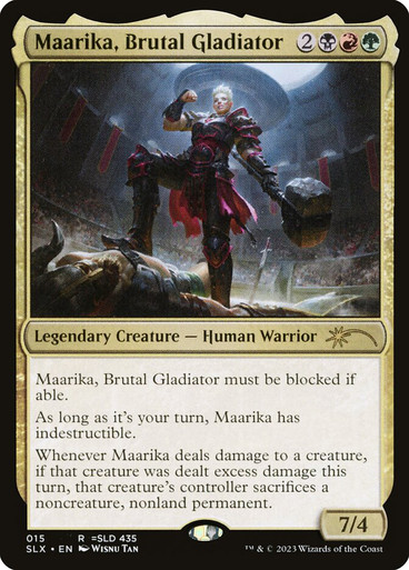 Maarika, Brutal Gladiator (Secret Lair) Secret Lair