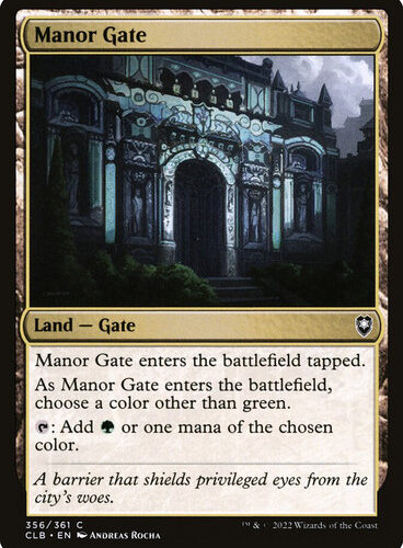 ManorGate__14333 Manor Gate Commander Legends: Baldur's Gate