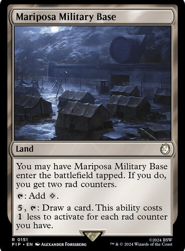 Mariposa Military Base Fallout Commander