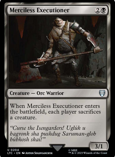 Merciless Executioner The Lord of the Rings Commander