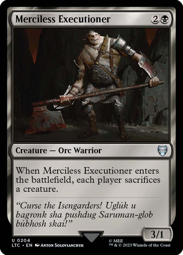Merciless Executioner The Lord of the Rings Commander