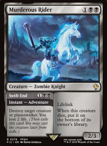 MurderousRider__37949 Murderous Rider // Swift End FINAL FANTASY Commander