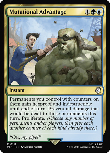 Mutational Advantage Fallout Commander