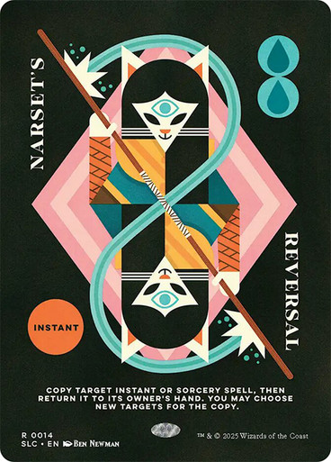 NarsetsReversal014__99962 Narset's Reversal (Secret Lair Countdown) (Borderless) Secret Lair Drop