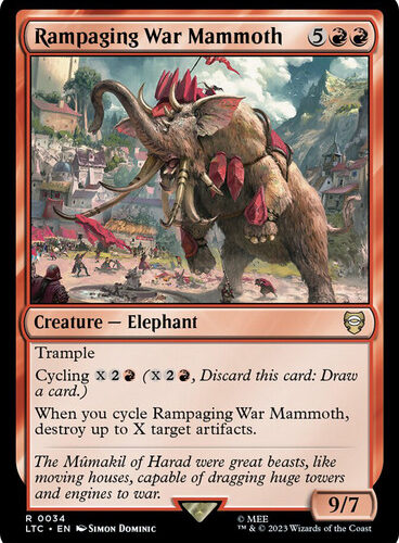 Rampaging War Mammoth The Lord of the Rings Commander