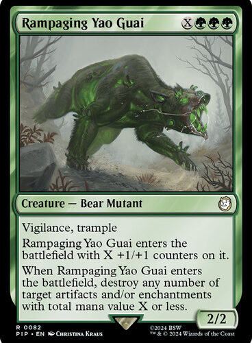 Rampaging Yao Guai Fallout Commander