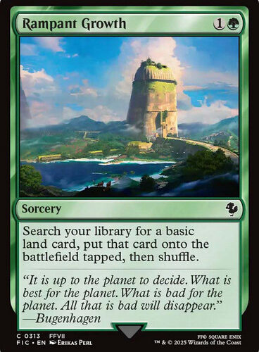 Rampant Growth FINAL FANTASY Commander