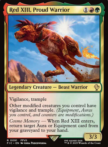 Red XIII, Proud Warrior FINAL FANTASY Commander