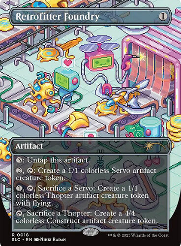 Retrofitter Foundry (Secret Lair Countdown) (Borderless)