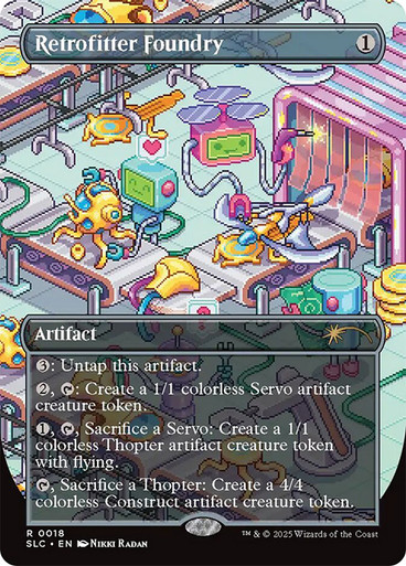 Retrofitter Foundry (Secret Lair Countdown) (Borderless)
