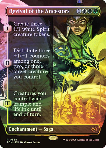 Revival of the Ancestors (Borderless) Tarkir: Dragonstorm (Foil)