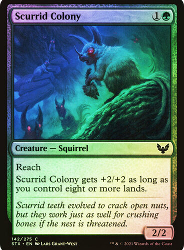 ScurridColony__72817 Scurrid Colony Strixhaven: School of Mages (Foil)