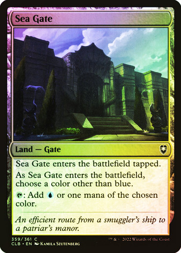 Sea Gate Commander Legends: Baldur's Gate (Foil)