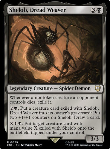 Shelob, Dread Weaver The Lord of the Rings Commander