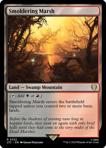 Smoldering Marsh The Lord of the Rings Commander