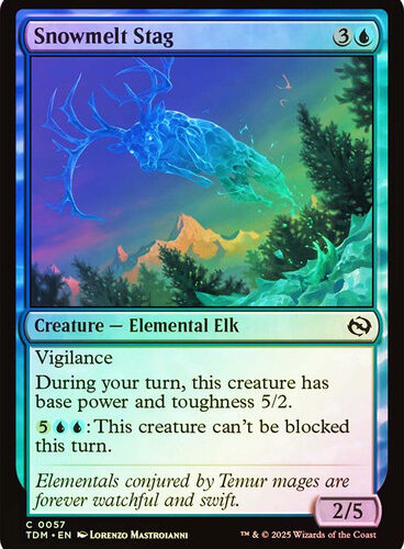 Snowmelt Stag Tarkir: Dragonstorm (Foil)