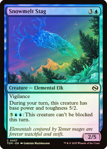 Snowmelt Stag Tarkir: Dragonstorm (Foil)