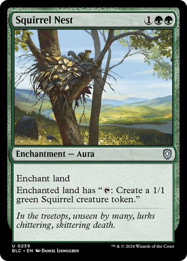 Squirrel Nest Bloomburrow Commander