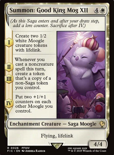 Summon: Good King Mog XII FINAL FANTASY Commander