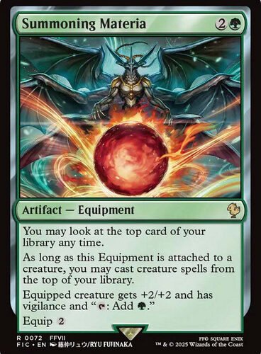 Summoning Materia FINAL FANTASY Commander