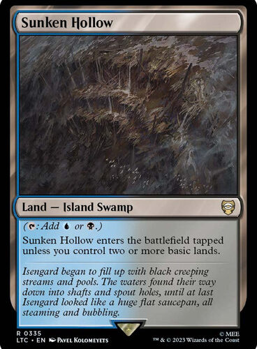 Sunken Hollow The Lord of the Rings Commander