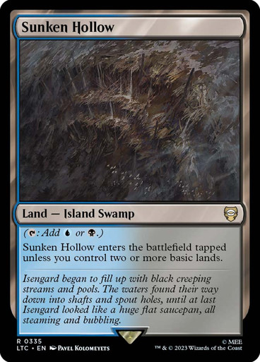 Sunken Hollow The Lord of the Rings Commander