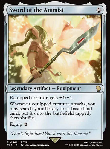 Sword of the Animist FINAL FANTASY Commander
