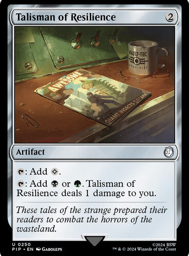 Talisman of Resilience Fallout Commander