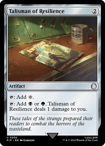 Talisman of Resilience Fallout Commander