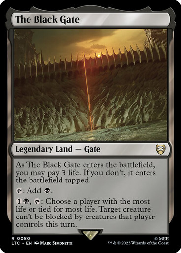 The Black Gate The Lord of the Rings Commander