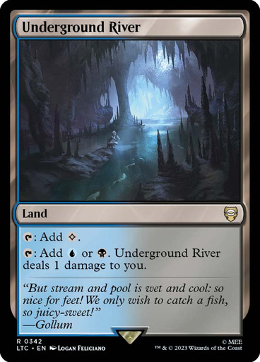Underground River The Lord of the Rings Commander