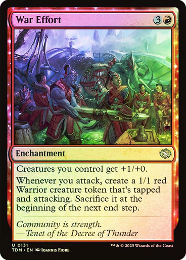 War Effort Tarkir: Dragonstorm (Foil)