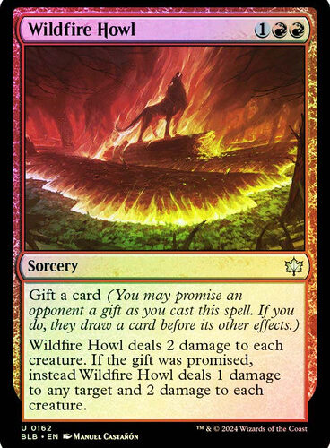 WildfireHowl__65528 Wildfire Howl Bloomburrow (Foil)