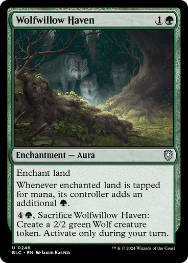 Wolfwillow Haven Bloomburrow Commander