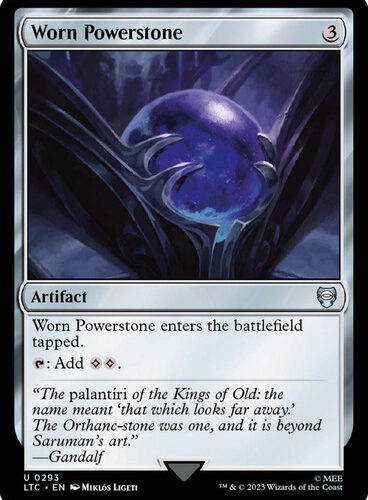 WornPowerstone__60400 Worn Powerstone The Lord of the Rings Commander